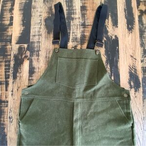 Vintage Codet Canadian Green Wool Hunting Bibs Overalls Men’s Size L